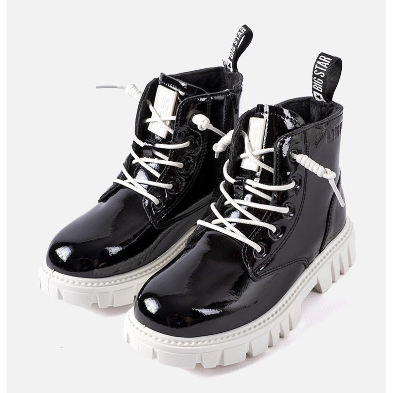 Botines charol negro Big Star MM374147 1