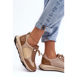 Deportivas Mujer Piel Maciejka 06295-04 Beige 4