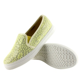 Encaje slip-on pasteles XIN07P Amarillo 3