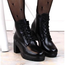 Botines aislantes y plataforma Potocki W WOL188 negro 2
