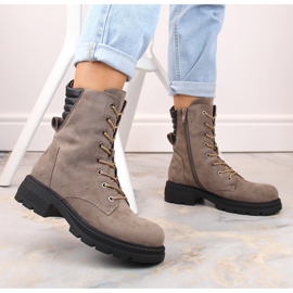 Botas de mujer con aislamiento Jezzi RMR2221-17 beige 2