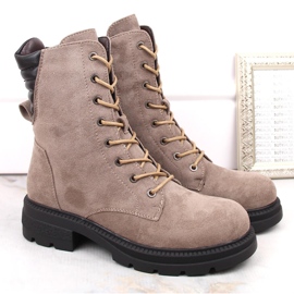 Botas de mujer con aislamiento Jezzi RMR2221-17 beige 5