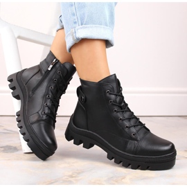Botines negros de mujer Potocki SZ12168 1