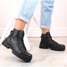 Botines negros de mujer Potocki SZ12168 2