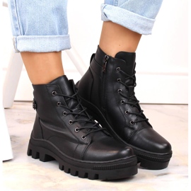 Botines negros de mujer Potocki SZ12168 3
