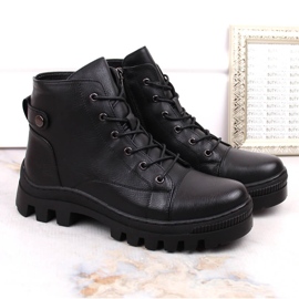 Botines negros de mujer Potocki SZ12168 5