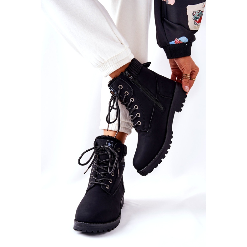 News Botas Trapper Mujer Forradas con Pelo, Negro 3