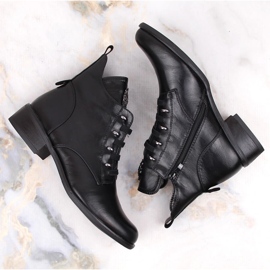 Botas de mujer negras con aislamiento y tacón plano Jezzi negro 6