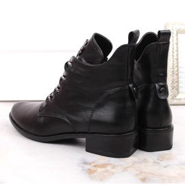 Botas de mujer negras con aislamiento y tacón plano Jezzi negro 7