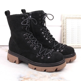 Botas negras con aislamiento de ante para mujer de Vinceza negro 5