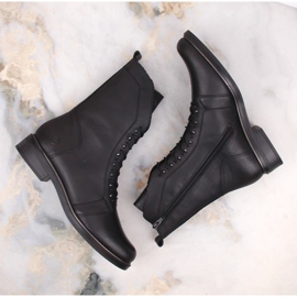 Botas de mujer cómodas y aislantes de piel, negro Remonte D8380-01 14