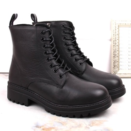 Botas de mujer de piel, aislantes, negras, T.Sokolski Z23-317 negro 5