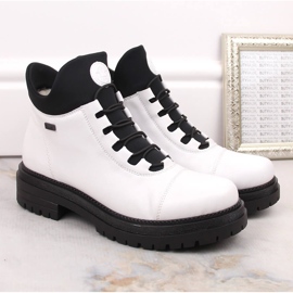 Botines de mujer impermeables, cómodos y aislantes, blanco, Rieker Tex Y3163-80 5
