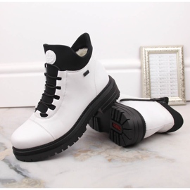 Botines de mujer impermeables, cómodos y aislantes, blanco, Rieker Tex Y3163-80 6