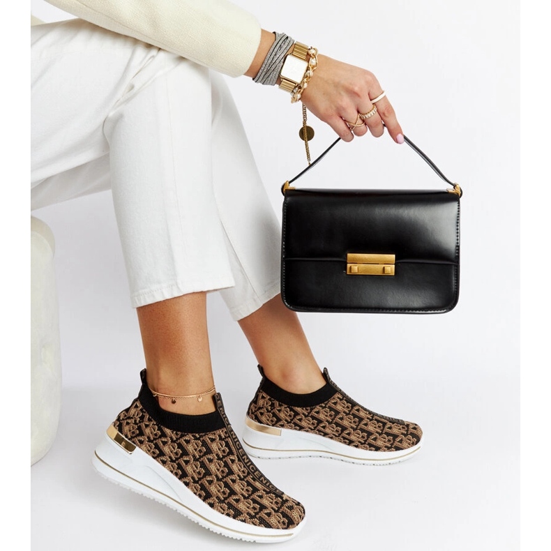 Botas Slip On Tartano negras y marrones negro 1