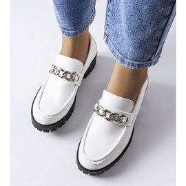 Mocasines blancos con suela tractor de Faiz 2