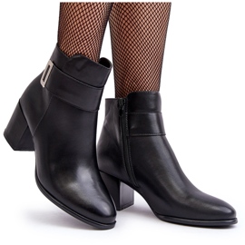 Sergio Leone Botines Mujer Piel Negro Starines 9
