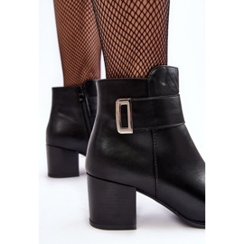 Sergio Leone Botines Mujer Piel Negro Starines 7