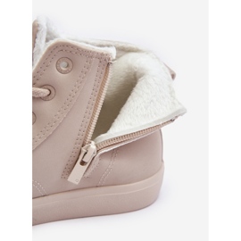 Zapatillas De Mujer Aislante Con Cremallera Beige Claro Big Star MM274018 7