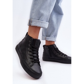 Zapatillas De Mujer Aislante Con Cremallera Negro Big Star MM274020 6