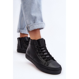 Zapatillas De Mujer Aislante Con Cremallera Negro Big Star MM274020 7