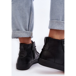 Zapatillas De Mujer Aislante Con Cremallera Negro Big Star MM274020 11