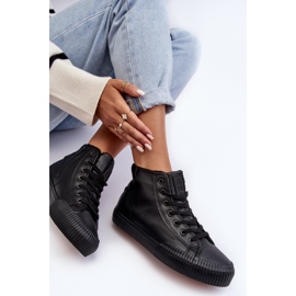 Zapatillas De Mujer Aislante Con Cremallera Negro Big Star MM274020 3