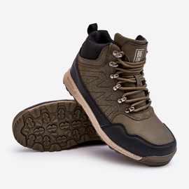 Botas de trekking aisladas para mujer Caqui Big Star MM274480 verde 3