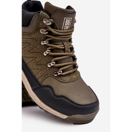 Botas de trekking aisladas para mujer Caqui Big Star MM274480 verde 4
