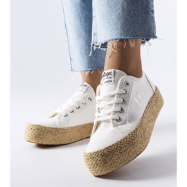 Alpargatas blancas Lee Cooper LCW-23-31-1796L blanco 2