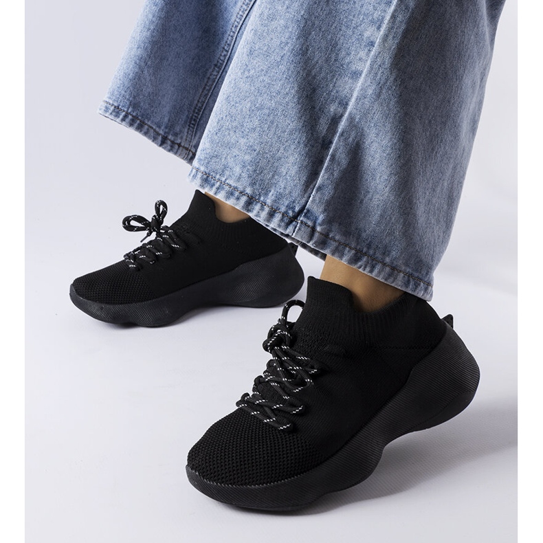 Deportivas Lavallée de tela negra. negro 1