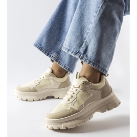 Chunky sneakers beige de Mikeladze 1