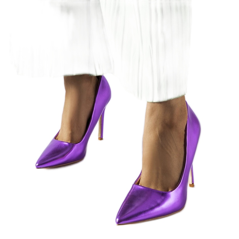 Inna Tacones Delis morado metalizado violeta 1