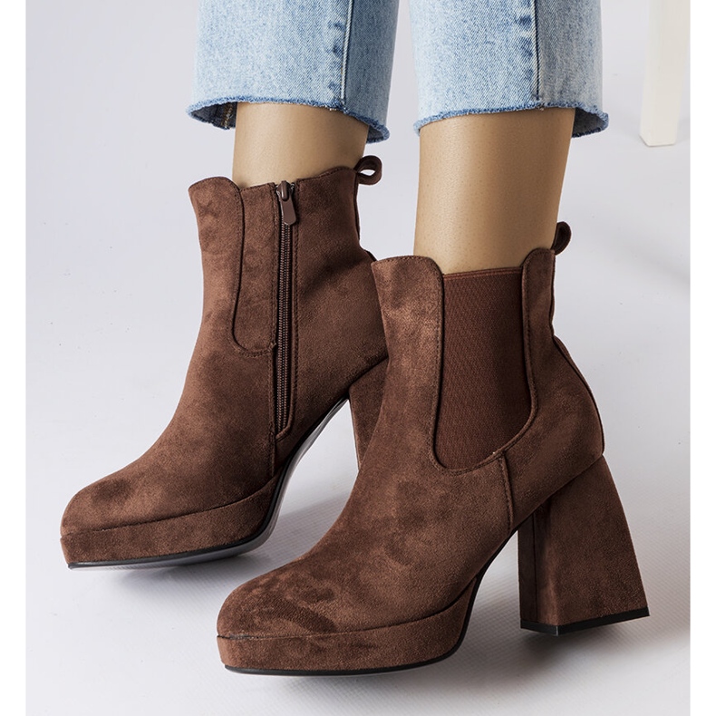 Botas de ante ecológico marrón Province 1