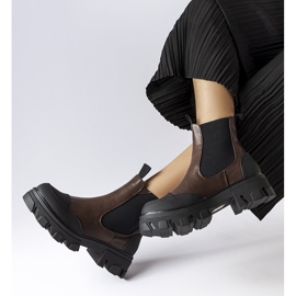 Botas sin cordones en marrón oscuro de Sibyla 1 Botas sin cordones en marrón oscuro de Sibyla 1