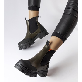 Botas sin cordones verdes de Sibyla 2