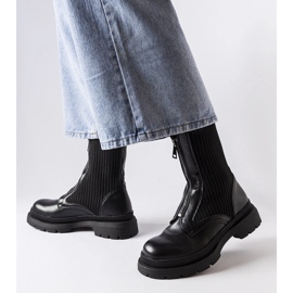 Botas calcetín negras de Napolitani negro 2