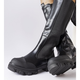 Botas altas negras Pasquale negro 1