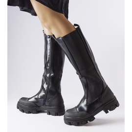Botas altas negras Pasquale negro 2