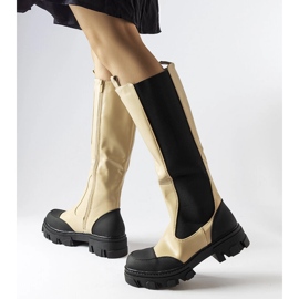 Botas altas beige Pasquale 2