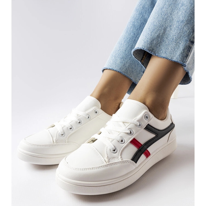 Zapatillas planas blancas de Bonafous blanco 1