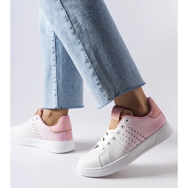 Zapatillas Gordon con efecto degradado blanco 1