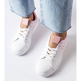 Zapatillas Gordon con efecto degradado blanco 2
