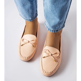 Mocasines lazo beige Via Foria 1