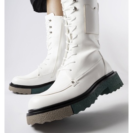 Botas altas blancas de Nebida blanco 2