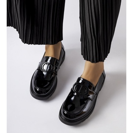 Inna Mocasines Scranton charol negro 1
