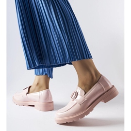 Inna Mocasines Scranton charol rosa rosado 2