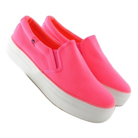 Slipons con suela doble GF-41 Rojo Fluorescente rosado 2