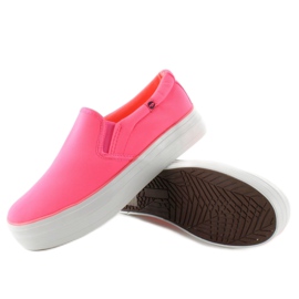 Slipons con suela doble GF-41 Rojo Fluorescente rosado 3