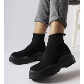 Zapatillas altas negras Marks negro 2